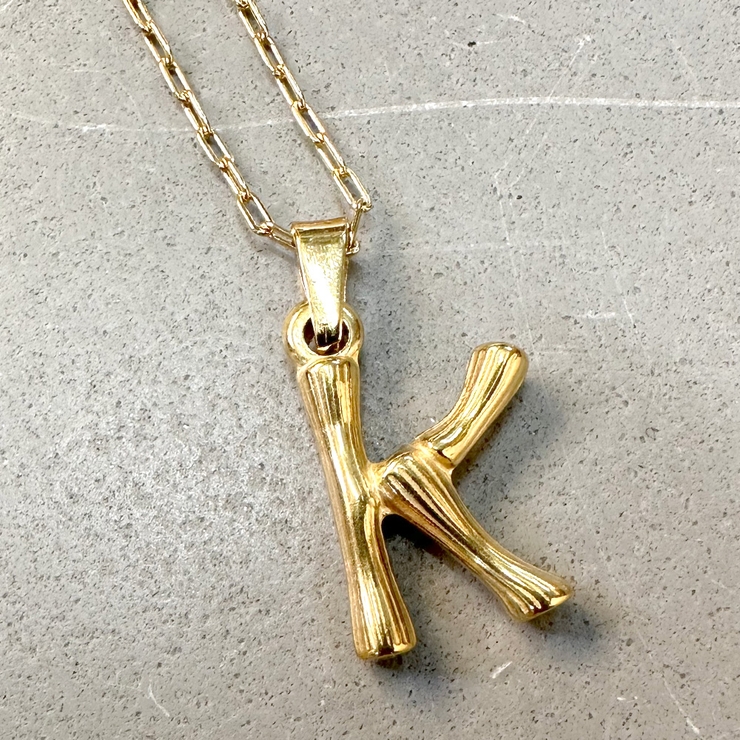 イニシャルKネックレス[品番：NHGW0003448]｜non-hedge （ノンヘッジ  