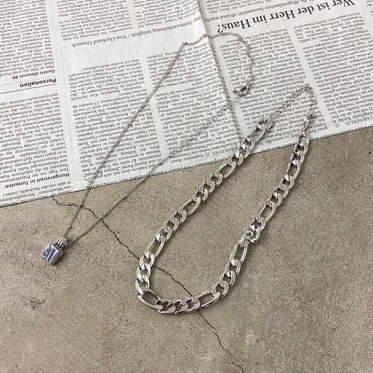 スクエアストーンモチーフ2連ネックレス レディース ファッション | non-hedge  | 詳細画像27 