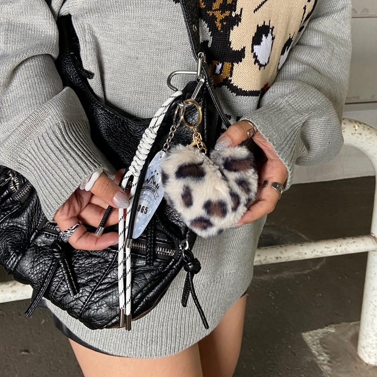 ファーハートチャームストラップ | non-hedge  | 詳細画像12 