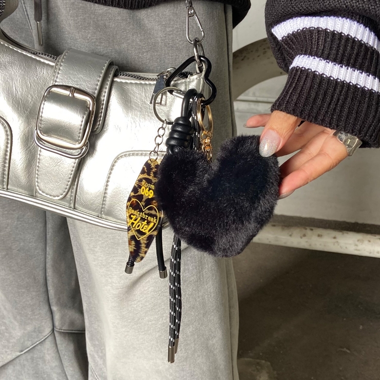 ファーハートチャームストラップ | non-hedge  | 詳細画像14 