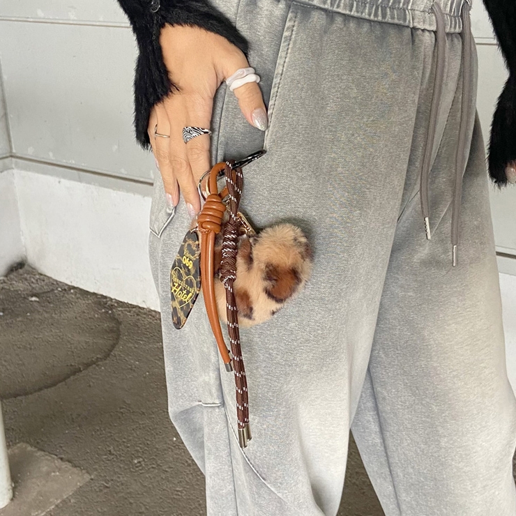 ファーハートチャームストラップ | non-hedge  | 詳細画像8 