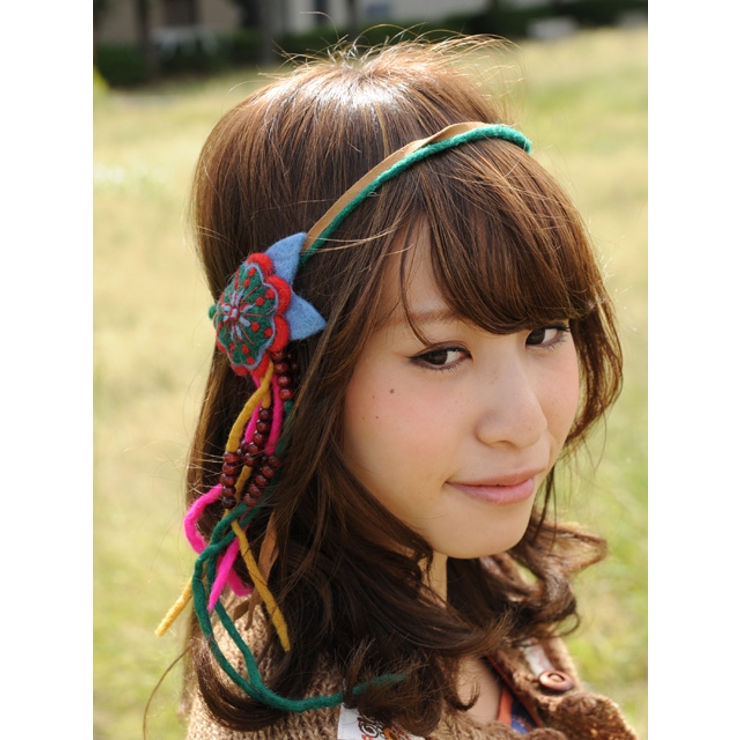 ヒグチユウコ　ヘアバンド 日本限定 ヒグチユウコ プリント GG ヘアバンド ベージュ