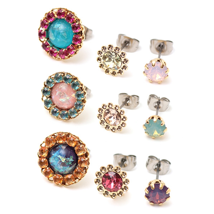 ピアス チチカカ ビジューセットピアス zfwjca8634 レディース[品番