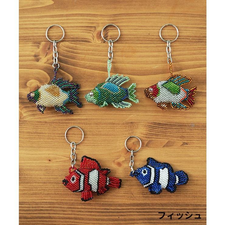 チチカカ GUAビーズキーホルダーM zgsgcb8608 レディース[品番