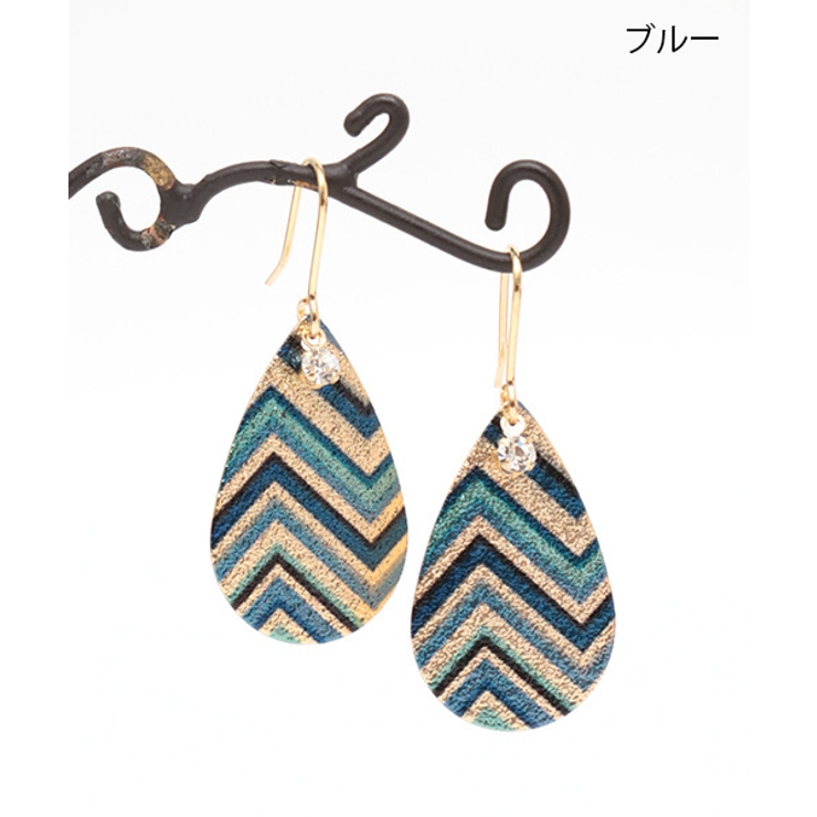 ピアス チチカカ ドロッププリントピアス zhskbd8765 レディース