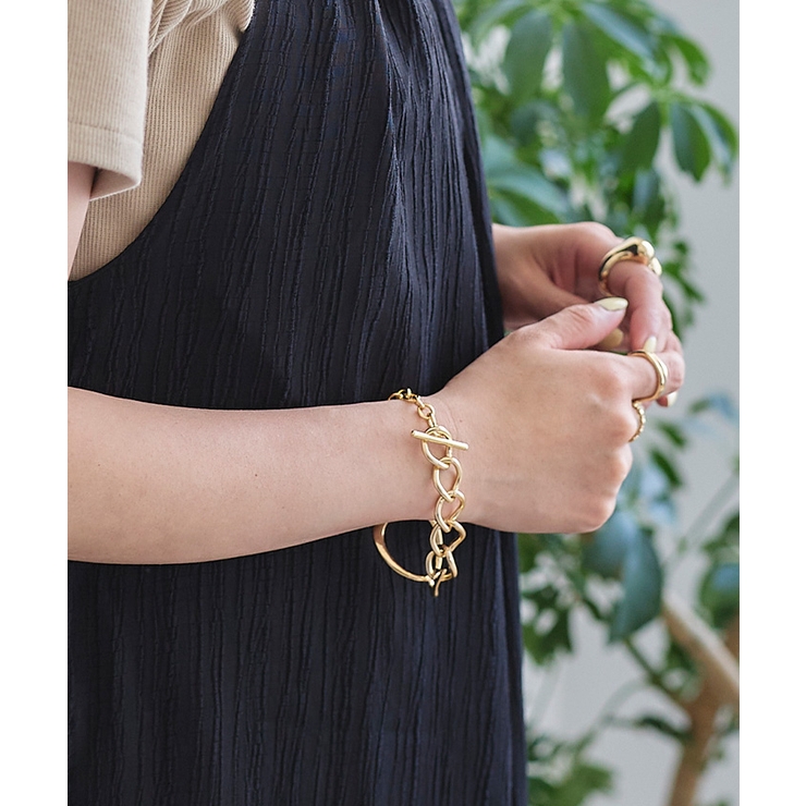 メタルチェーンブレスレット 大人な雰囲気のあるチェーンデザイン 小物 | titivate | 詳細画像8 