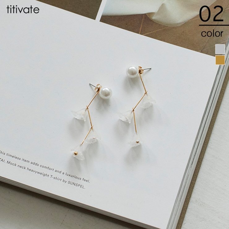 フラワーロングピアス | titivate | 詳細画像1 