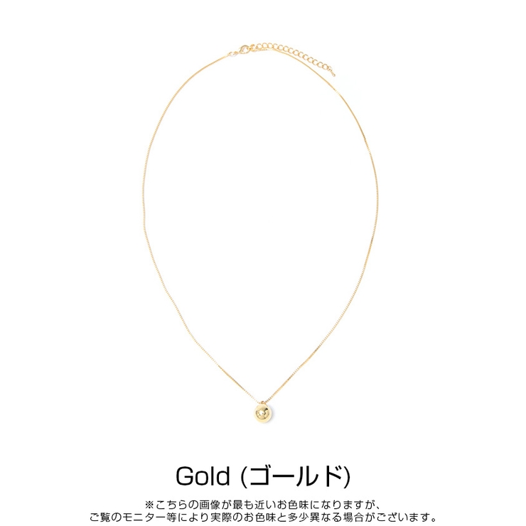 メタルボールロングネックレス シンプルなデザインで大人可愛い 小物 品番 Tv Titivate ティティベート のレディースファッション通販 Shoplist ショップリスト