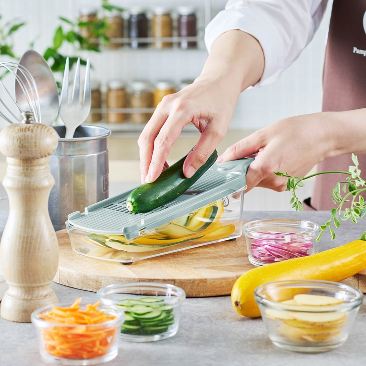 ペールアクア | 【Toffy/トフィー】両面ハンディスライサー | Toffy store