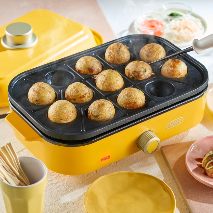 Toffy/トフィー】ホットプレートミニ 専用 たこ焼きプレート