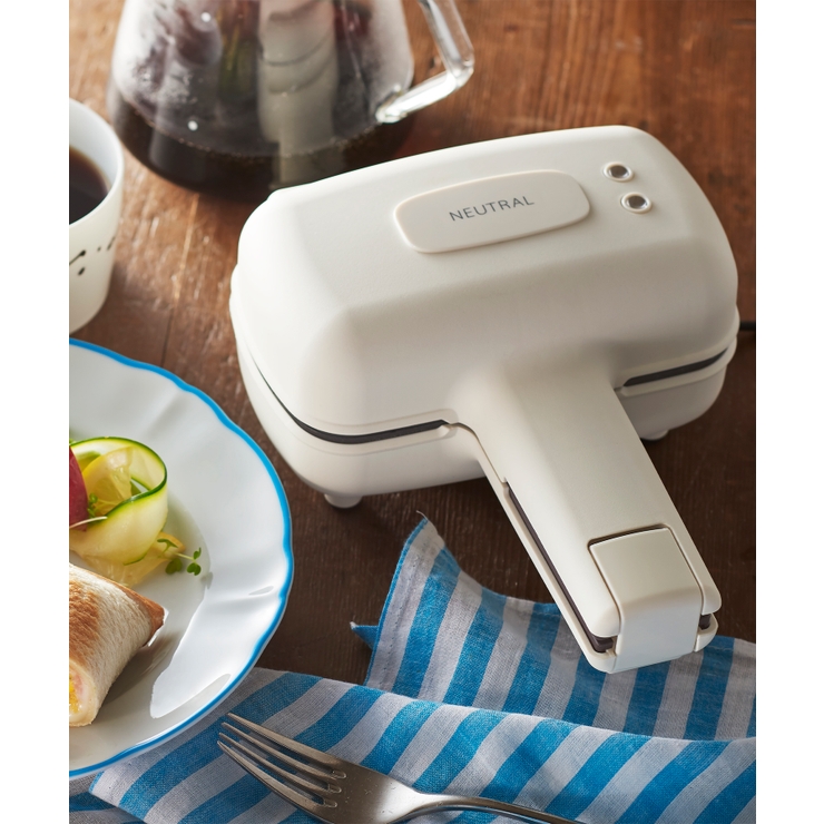 ホワイト | NEUTRAL ハーフホットサンドメーカー | Toffy store