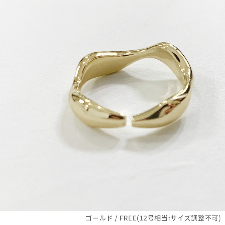 ランダムプレスゴールドリング レディース リング |  TOKOHANA | 詳細画像4 