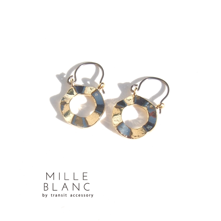 mille blanc セットモチーフピアス | TRANSIT ACCSESSORY  | 詳細画像1 