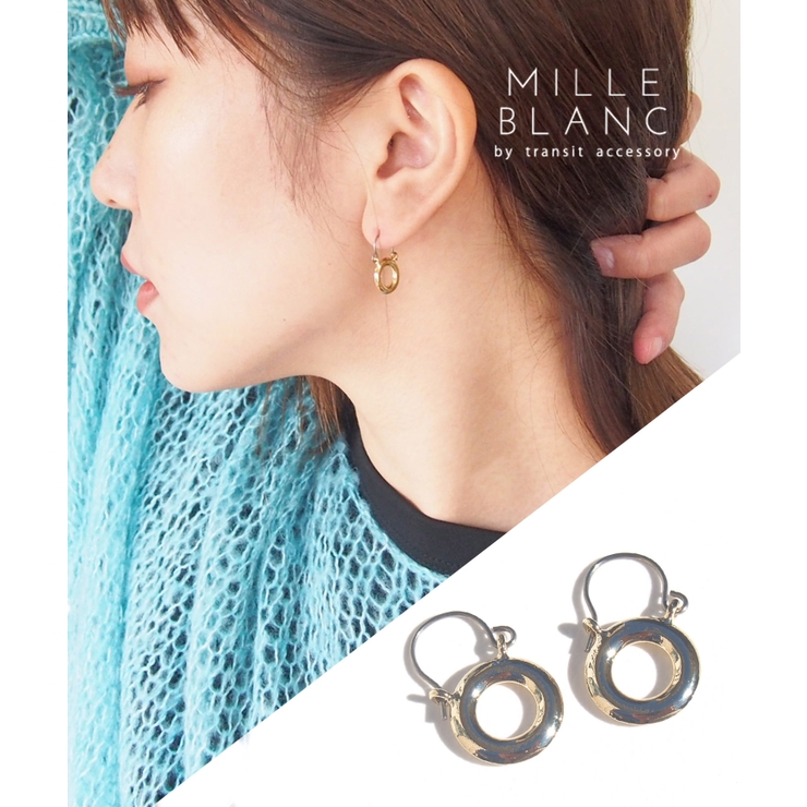 mille blanc セットモチーフピアス | TRANSIT ACCSESSORY  | 詳細画像1 