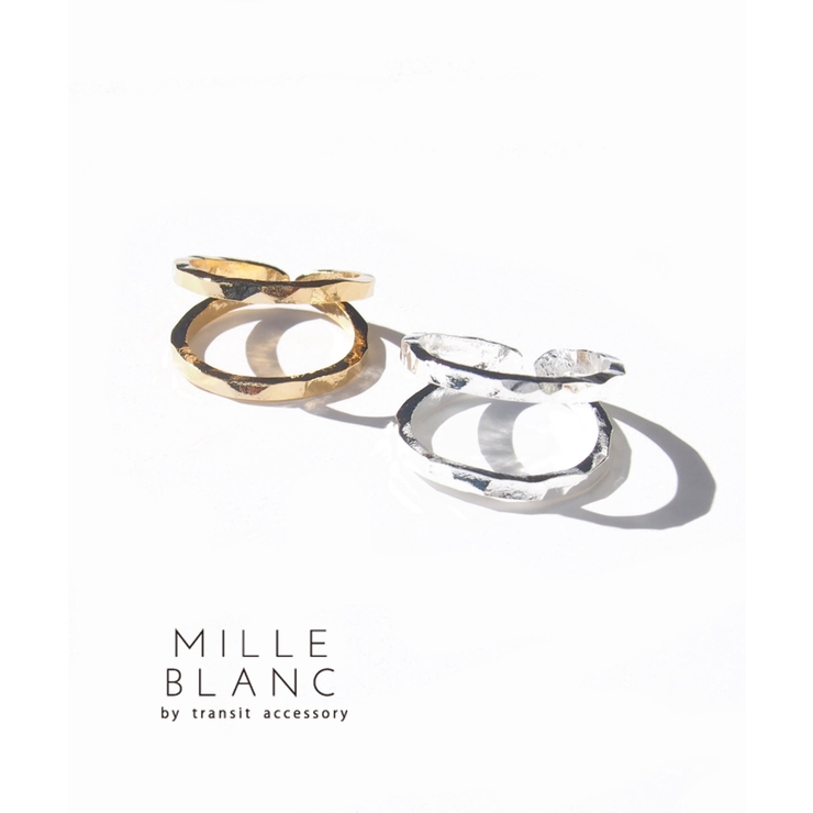mille blanc メタルラインリング | TRANSIT ACCSESSORY  | 詳細画像1 