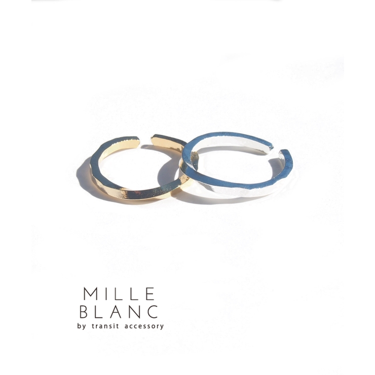 mille blanc メタルラインリング | TRANSIT ACCSESSORY  | 詳細画像1 