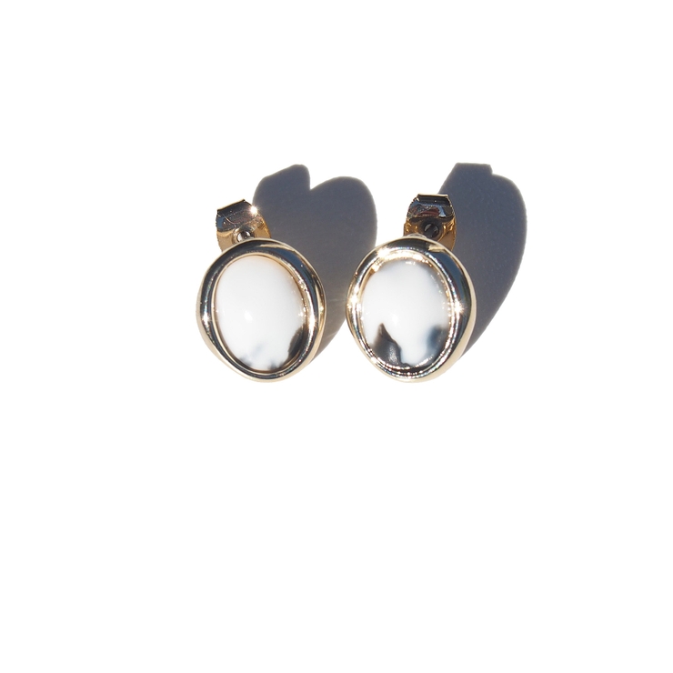ホワイト | mille blanc アクリルカラーピアス | TRANSIT ACCSESSORY 