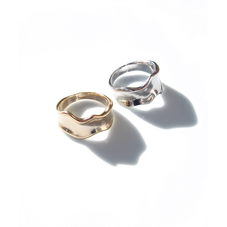 mille blanc メタルデザインリング | TRANSIT ACCSESSORY  | 詳細画像6 