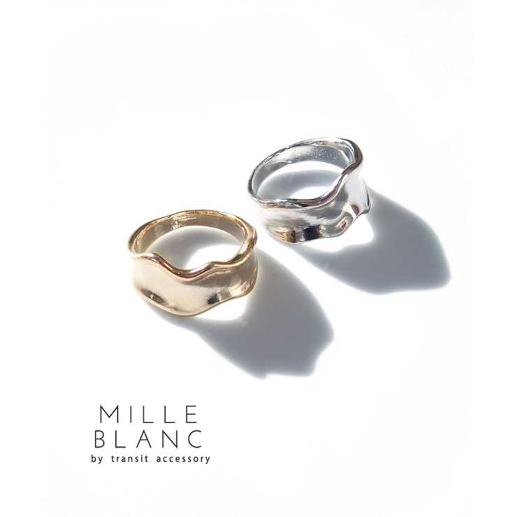 mille blanc メタルデザインリング | TRANSIT ACCSESSORY  | 詳細画像1 