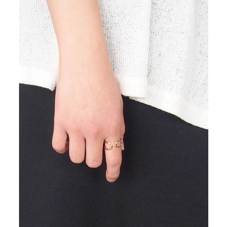 mille blanc メタルデザインリング | TRANSIT ACCSESSORY  | 詳細画像2 