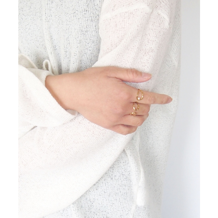 mille blanc メタルデザインリング | TRANSIT ACCSESSORY  | 詳細画像3 