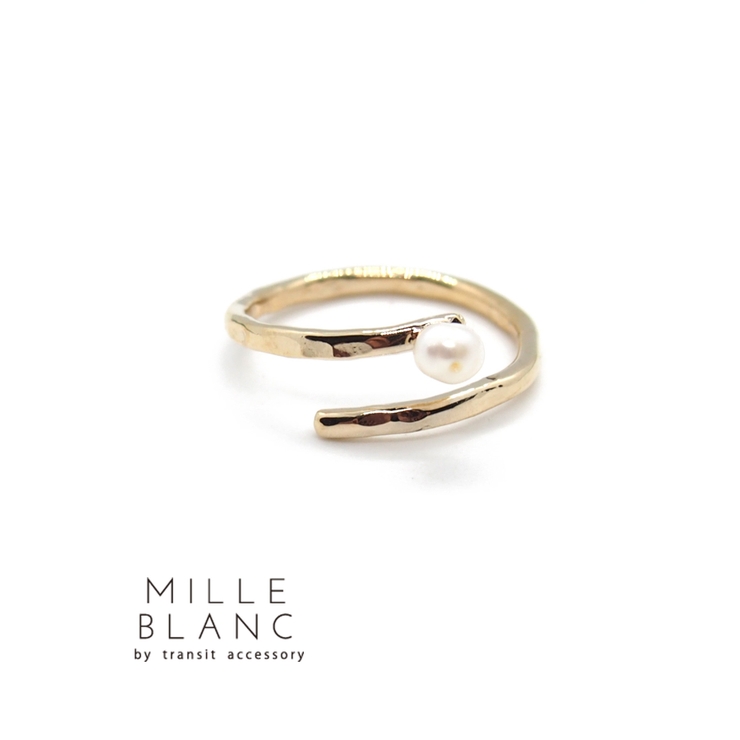 ゴールド | mille blanc 華奢パールリング | TRANSIT ACCSESSORY 