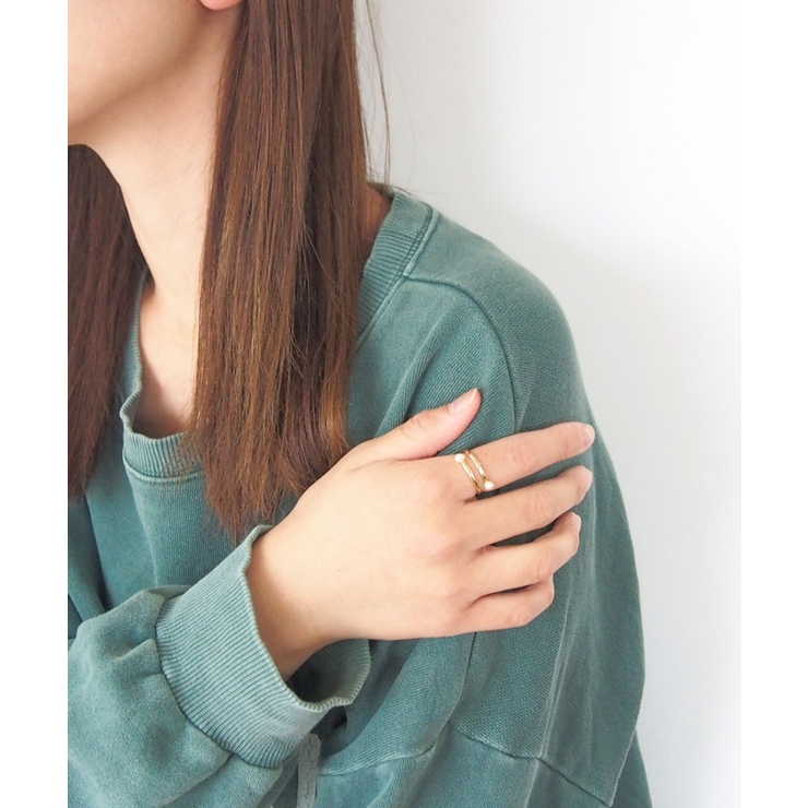 mille blanc 華奢パールリング | TRANSIT ACCSESSORY  | 詳細画像1 