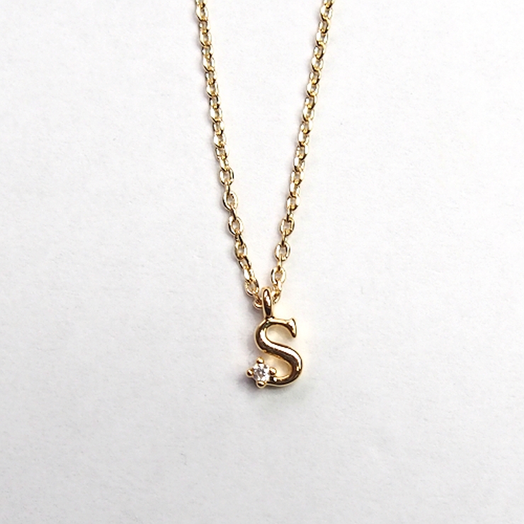 小文字イニシャルネックレス ネックレス アクセサリー
