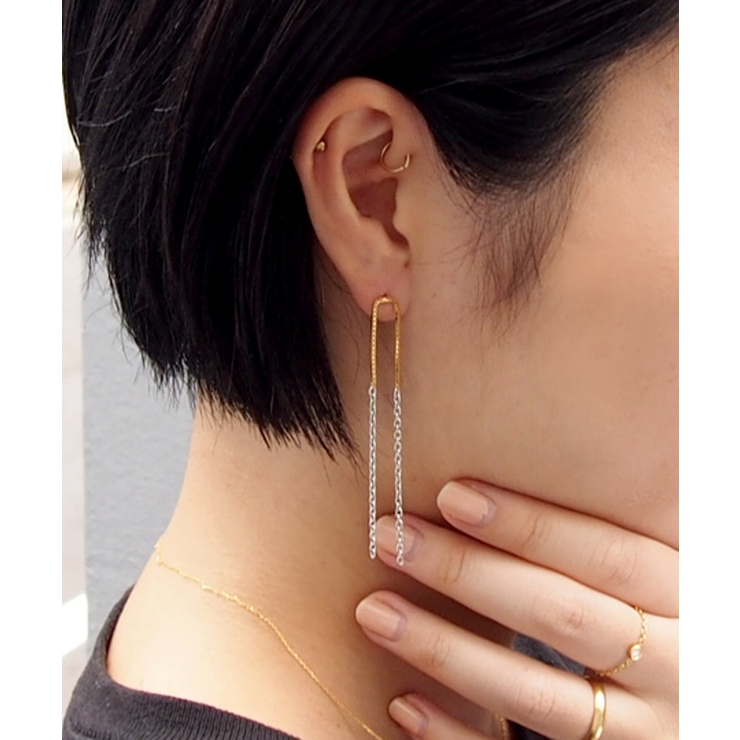 ゴールド | ピアス チェーン ポストピアス | TRANSIT ACCSESSORY 