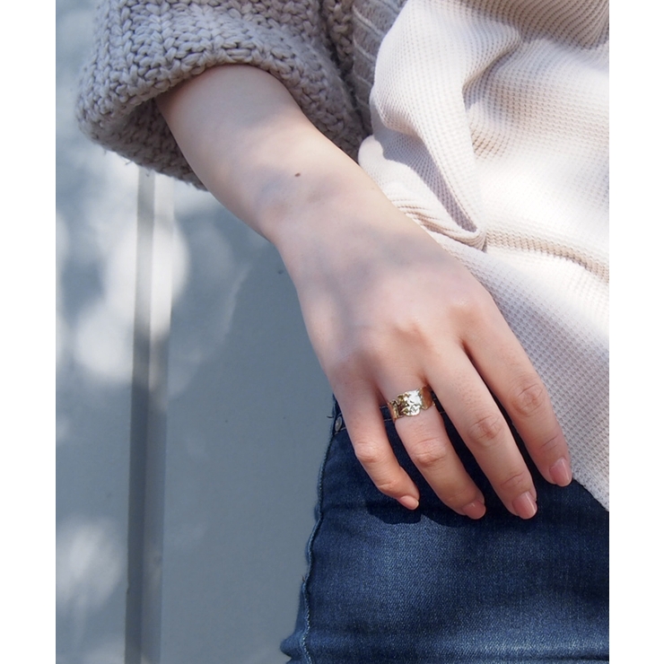 mille blanc ボリュームデザインリング | TRANSIT ACCSESSORY  | 詳細画像7 