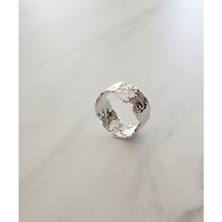 シルバー | mille blanc ボリュームデザインリング | TRANSIT ACCSESSORY 
