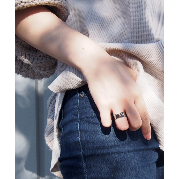 mille blanc ボリュームデザインリング | TRANSIT ACCSESSORY  | 詳細画像11 