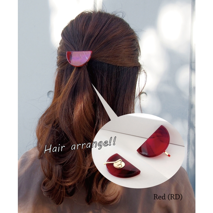 レッド | 【mille blanc】ヘアアクセサリー ヘアピアス | TRANSIT ACCSESSORY 