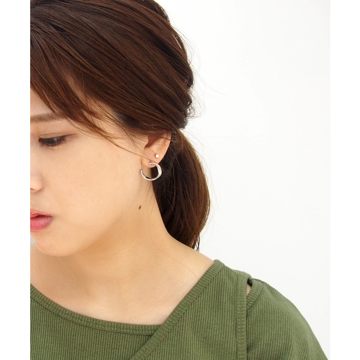 ピアス ポストピアス フープピアス[品番：TRNA0001630]｜TRANSIT