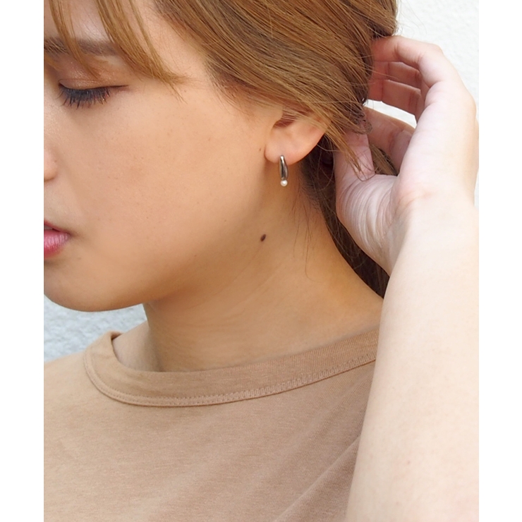 シルバー | 【milleblanc】ピアス ポストピアス シンプル | TRANSIT ACCSESSORY 