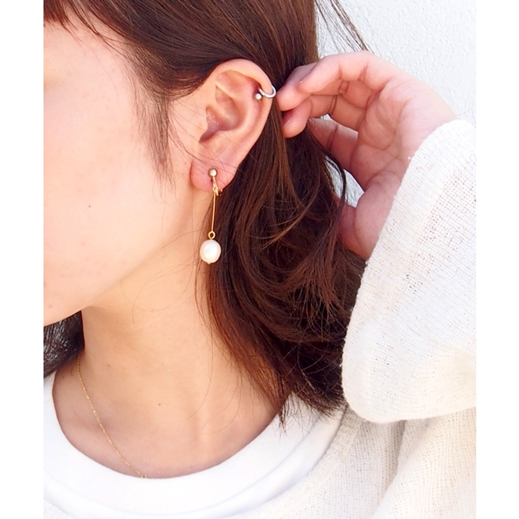 超可爱の フープピアス チャーム付け替え アレンジok ピアス News Elegantsite Gr