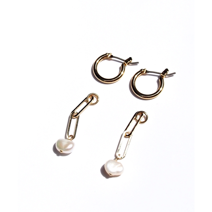 【mille blanc】ピアス 淡水パール | TRANSIT ACCSESSORY  | 詳細画像6 