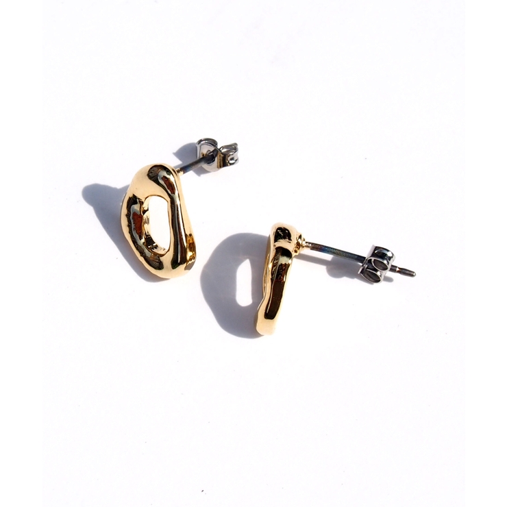 【楽天市場】ピアス チタンポストピアス（キャッチなし） 三角 2組入 : 手芸材料の専門店 つくる楽しみ