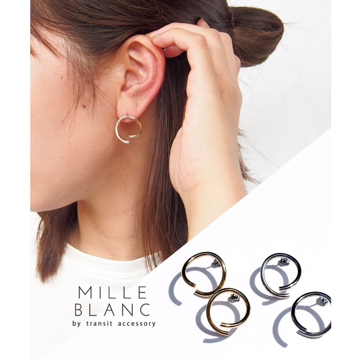 【mille blanc】ピアス ポストピアス | TRANSIT ACCSESSORY  | 詳細画像1 