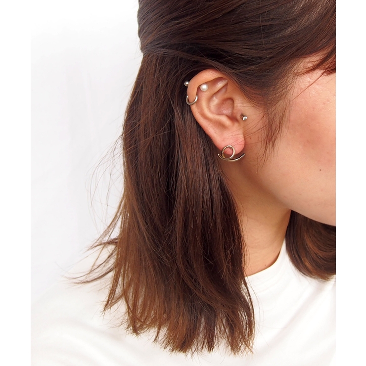 ピアス ポストピアス 左右対称[品番：TRNA0002160]｜TRANSIT