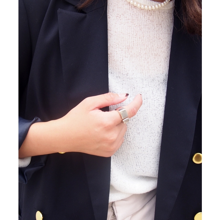 SALON 何パターンも楽しめるオリジナルボリュームリング ざらざら | TRANSIT ACCSESSORY  | 詳細画像5 