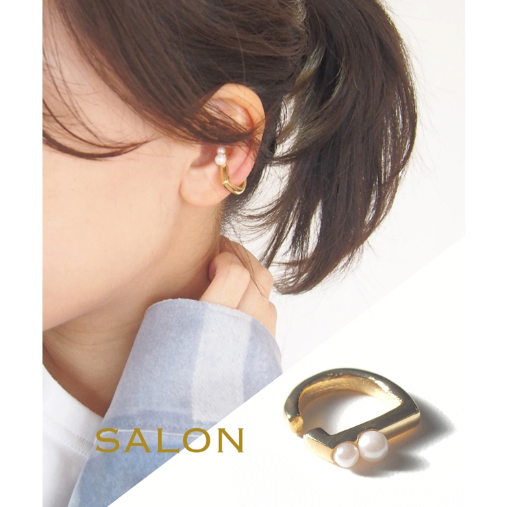 SALON パールボリュームイヤーカフ オリジナル | TRANSIT ACCSESSORY  | 詳細画像1 