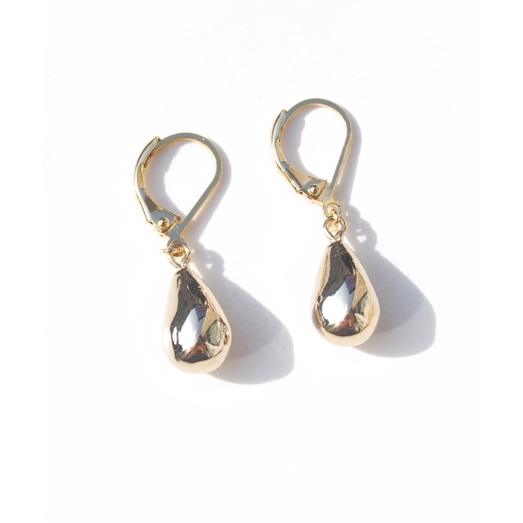 ゴールド | SALON ころんと揺れるフレンチフックのピアス オリジナル | TRANSIT ACCSESSORY 