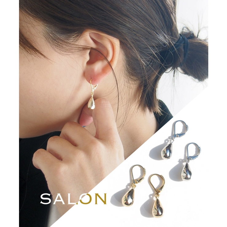 SALON ころんと揺れるフレンチフックのピアス オリジナル | TRANSIT ACCSESSORY  | 詳細画像1 
