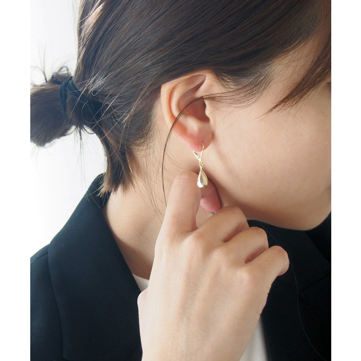 SALON ころんと揺れるフレンチフックのピアス オリジナル | TRANSIT ACCSESSORY  | 詳細画像3 
