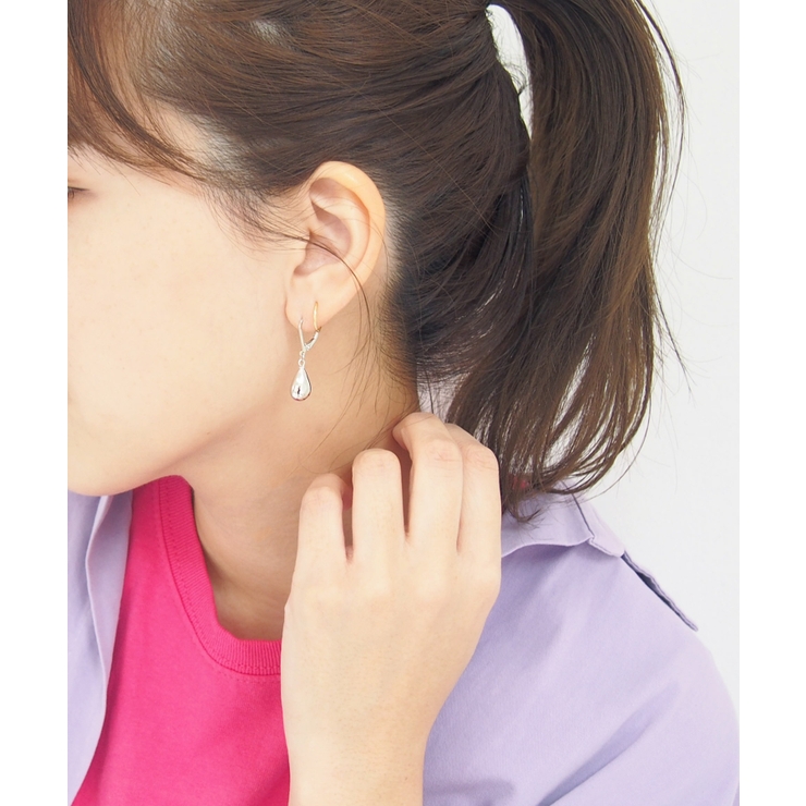 SALON ころんと揺れるフレンチフックのピアス オリジナル | TRANSIT ACCSESSORY  | 詳細画像4 