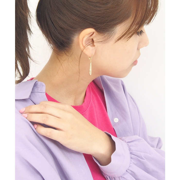 SALON ころんと揺れるフレンチフックのピアス オリジナル | TRANSIT ACCSESSORY  | 詳細画像2 