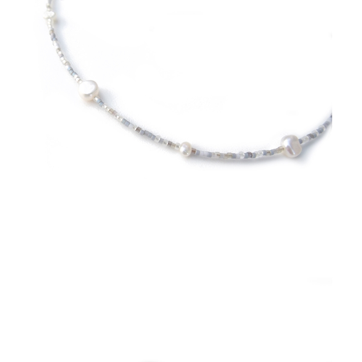 SALON 淡水パール×ビーズネックレス ミックス | TRANSIT ACCSESSORY  | 詳細画像4 