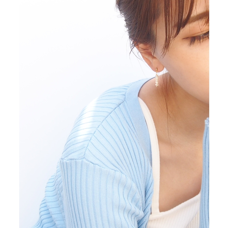 SALON オリジナル淡水パールミニピアス チタンポスト | TRANSIT ACCSESSORY  | 詳細画像3 