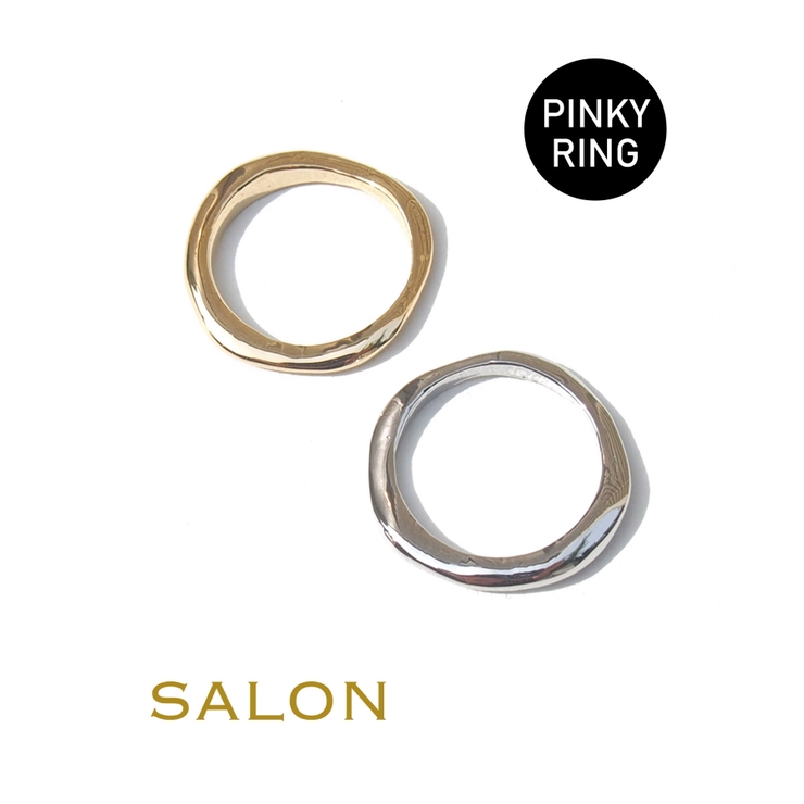 SALON ニュアンスピンキーリング プラチナメッキ[品番